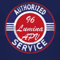 Authorized Service 1996 Chevy Lumina APV Distressed Look Dark T Shirt