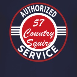 Authorized Service 1957 Country Squire Dark T Shirt