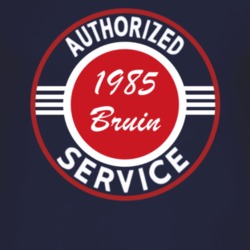 Authorized Service 1985 Chevy Bruin Dark T Shirt