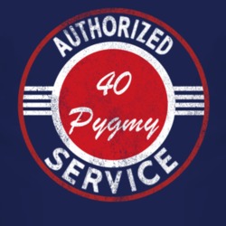 Authorized Service 1940 Pygmy Distressed Look Dark T Shirt