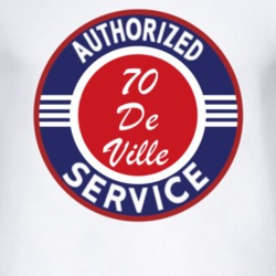Authorized Service 1970 Cadillac De Ville T Shirt