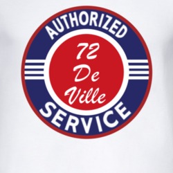 Authorized Service 1972 Cadillac De Ville T Shirt