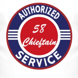 Authorized Service 1958 Pontiac Chieftain T Shirt