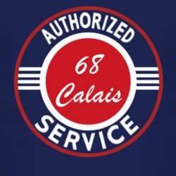 Authorized Service 1968 Cadillac Calais Dark T Shirt