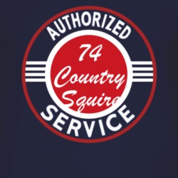 Authorized Service 1974 Country Squire Dark T Shirt