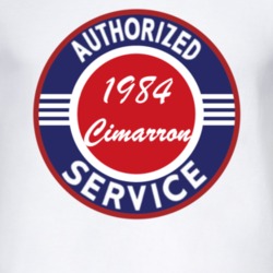Authorized Service 1984 Cadillac Cimarron T Shirt