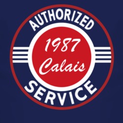 Authorized Service 1987 Oldsmobile Calais Dark T Shirt