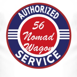 Authorized Service 1956 Chevy Nomad Wagon T Shirt