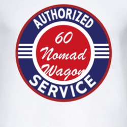 Authorized Service 1960 Chevy Nomad Wagon T Shirt