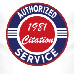 Authorized Service 1981 Chevy Citation T Shirt