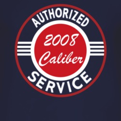 Authorized Service 2008 Dodge Caliber Dark T Shirt