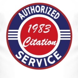 Authorized Service 1983 Chevy Citation T Shirt