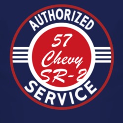 Authorized Service 1957 Chevy Chevy SR-2 Dark T Shirt