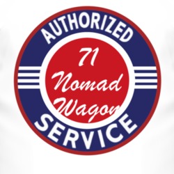 Authorized Service 1971 Chevy Nomad Wagon T Shirt