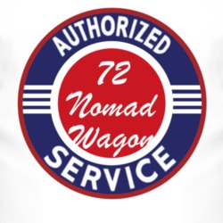 Authorized Service 1972 Chevy Nomad Wagon T Shirt