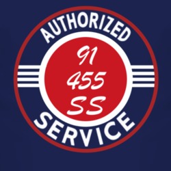 Authorized Service 1991 Chevy 455 SS Dark T Shirt