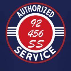 Authorized Service 1992 Chevy 456 SS Dark T Shirt
