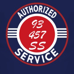 Authorized Service 1993 Chevy 457 SS Dark T Shirt