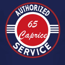 Authorized Service 1965 Chevy Caprice Dark T Shirt