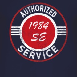 Authorized Service 1984 Cherokee SE Distressed Look Dark T Shirt
