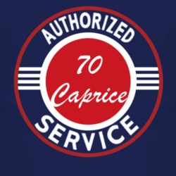 Authorized Service 1970 Chevy Caprice Dark T Shirt