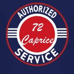 Authorized Service 1972 Chevy Caprice Dark T Shirt