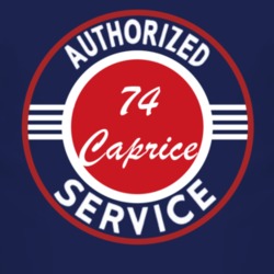 Authorized Service 1974 Chevy Caprice Dark T Shirt