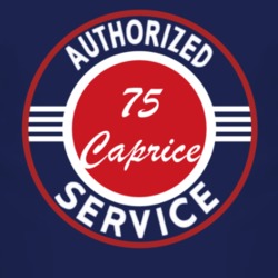 Authorized Service 1975 Chevy Caprice Dark T Shirt