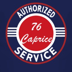 Authorized Service 1976 Chevy Caprice Dark T Shirt