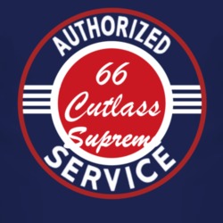 Authorized Service 1966 Oldsmobile Cutlass Supreme Dark T Shirt