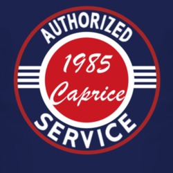 Authorized Service 1985 Chevy Caprice Dark T Shirt
