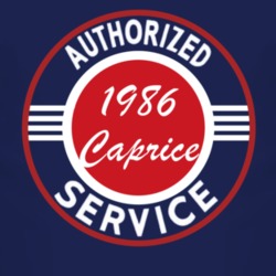 Authorized Service 1986 Chevy Caprice Dark T Shirt