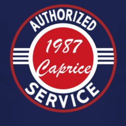 Authorized Service 1987 Chevy Caprice Dark T Shirt