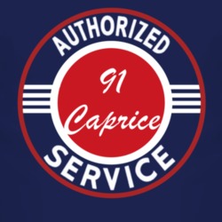 Authorized Service 1991 Chevy Caprice Dark T Shirt