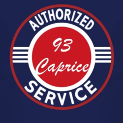 Authorized Service 1993 Chevy Caprice Dark T Shirt