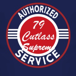 Authorized Service 1979 Oldsmobile Cutlass Supreme Dark T Shirt