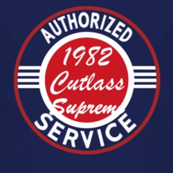 Authorized Service 1982 Oldsmobile Cutlass Supreme Dark T Shirt