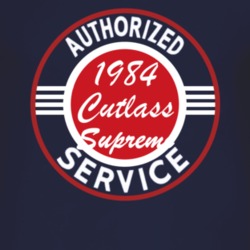 Authorized Service 1984 Oldsmobile Cutlass Supreme Dark T Shirt