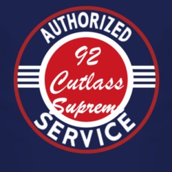 Authorized Service 1992 Oldsmobile Cutlass Supreme Dark T Shirt