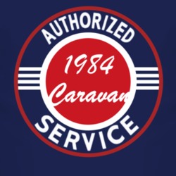 Authorized Service 1984 Dodge Caravan Dark T Shirt