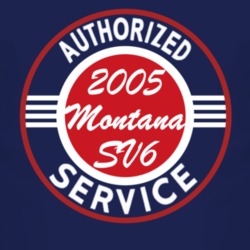 Authorized Service 2005 Pontiac Montana SV6 Dark T Shirt