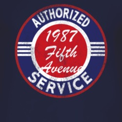 Authorized Service 1987 Chrysler Fifth Avenue Distressed Look Dark T S