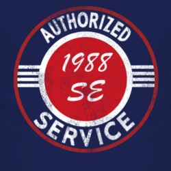 Authorized Service 1988 Commanche SE Distressed Look Dark T Shirt