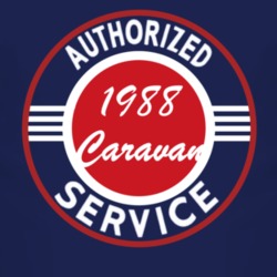 Authorized Service 1988 Dodge Caravan Dark T Shirt