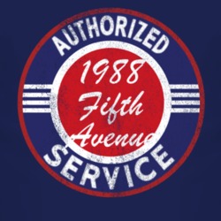 Authorized Service 1988 Chrysler Fifth Avenue Distressed Look Dark T S