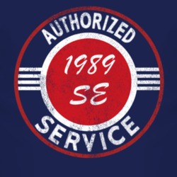 Authorized Service 1989 Commanche SE Distressed Look Dark T Shirt