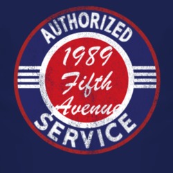 Authorized Service 1989 Chrysler Fifth Avenue Distressed Look Dark T S