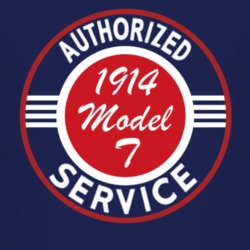 Authorized Service 1914 Model T Dark T Shirt