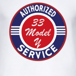 Authorized Service 1933 Model Y T Shirt