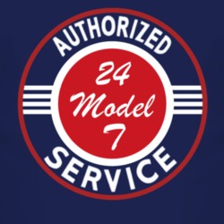 Authorized Service 1924 Model T Dark T Shirt